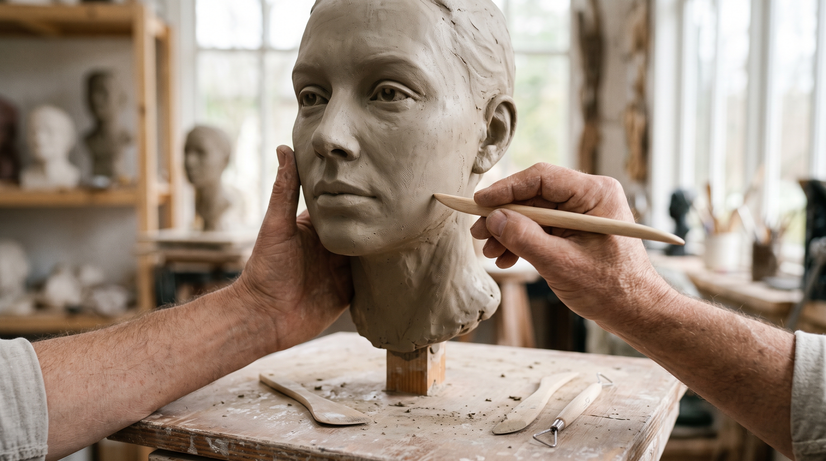 Clay portrait refinement as a metaphor for careful planning