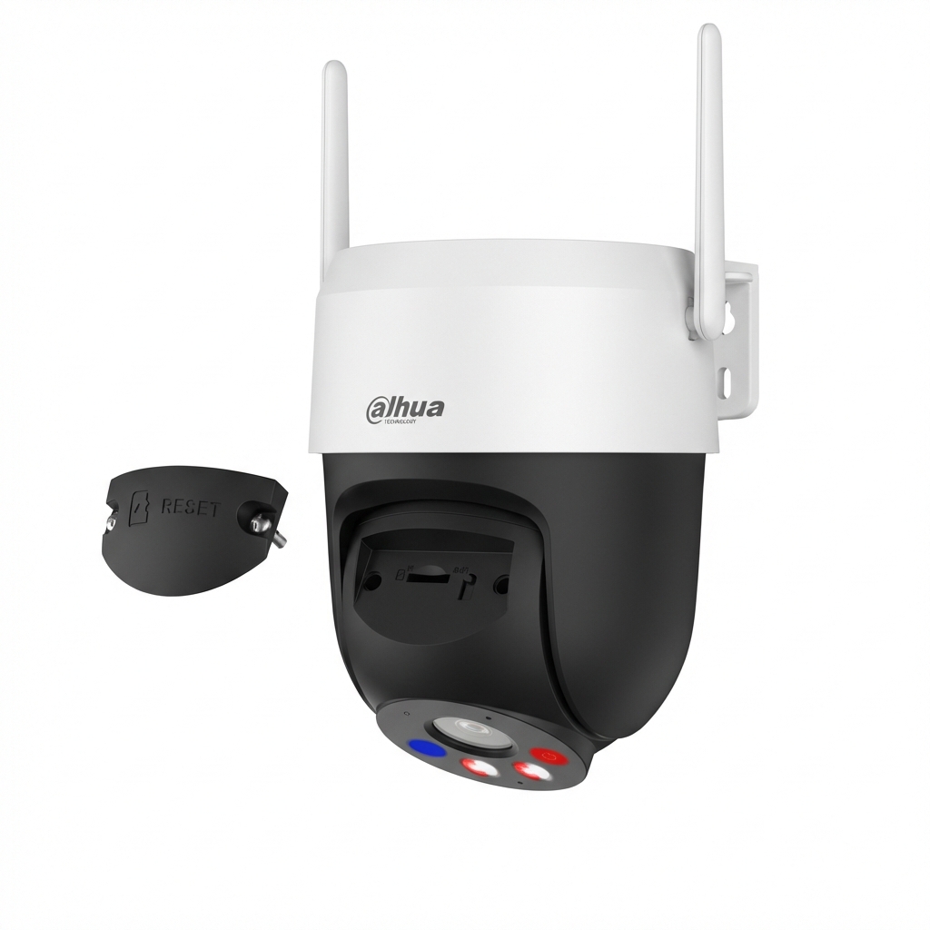 DAHUA P5AS-PV, 5Mpix, 4mm Lens, H265,  Dual Smart Light, IP66, Wifi, Dahili Mikrofon, PT Speed Dome IP Kamera