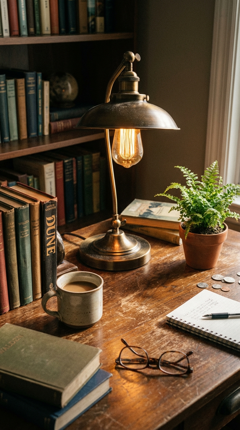 Table with Various Items