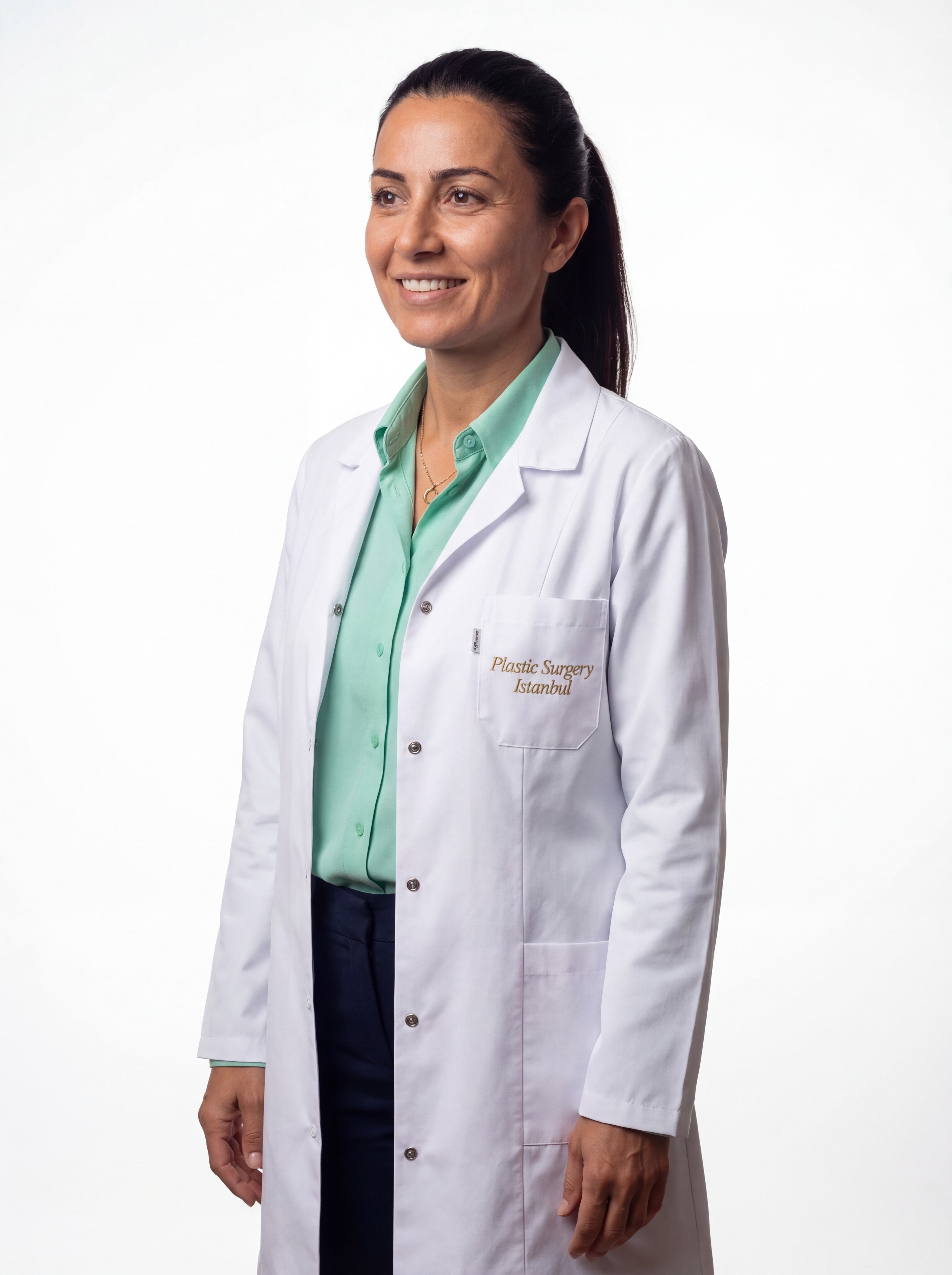 Dr. Selin Arıkan — coat (left)