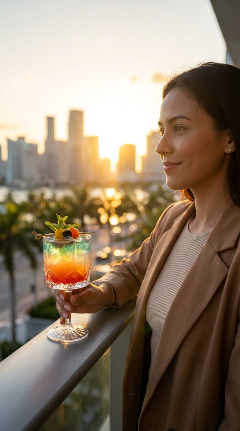 Social Media Cocktail Web Site Post